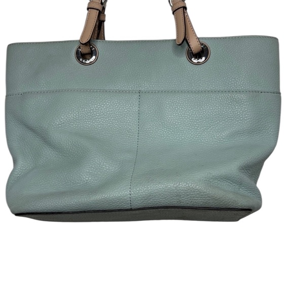 Michael Michael Kors Light Blue Double Handle Leather Tote Bag BLEMISH - Picture 8 of 8